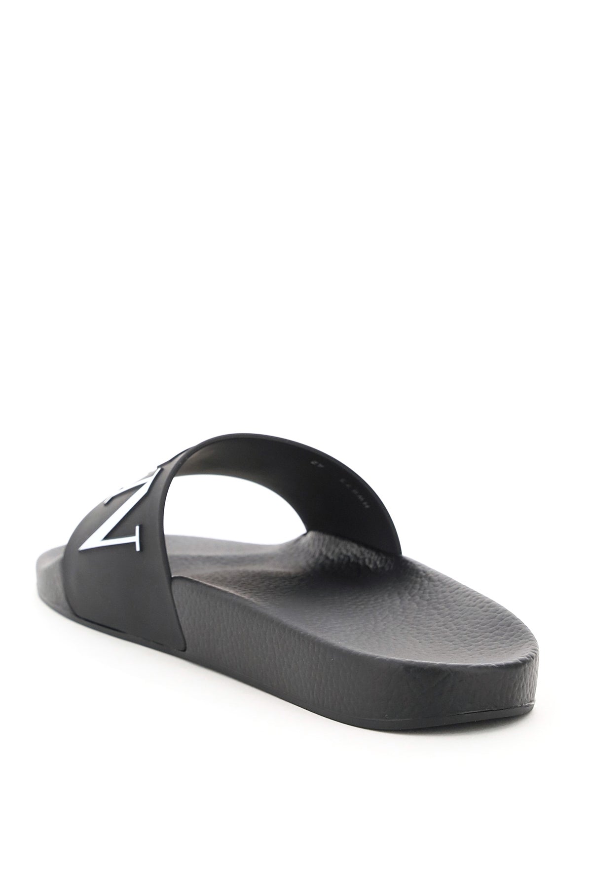 Vltn Pvc Slides  - Black