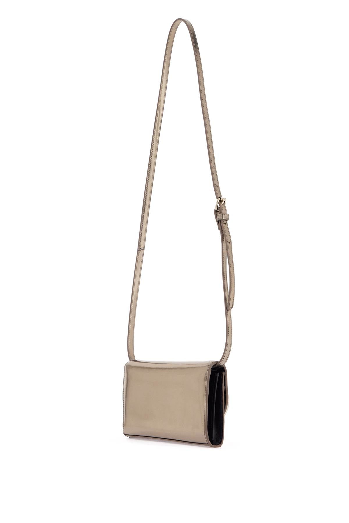 Mini Crossbody Shoulder Bag With  - Metallic