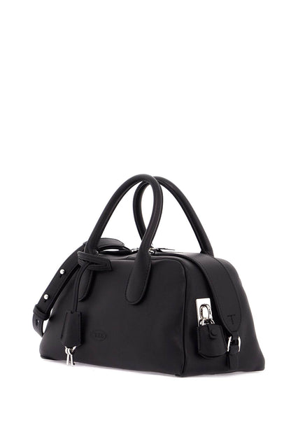 Smooth Leather Darsena Handbag  - Black