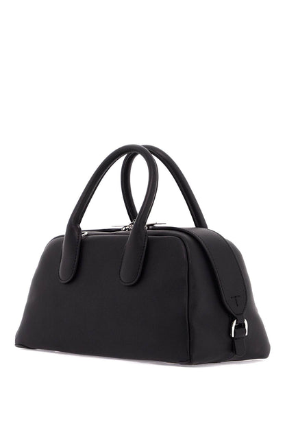 Smooth Leather Darsena Handbag  - Black