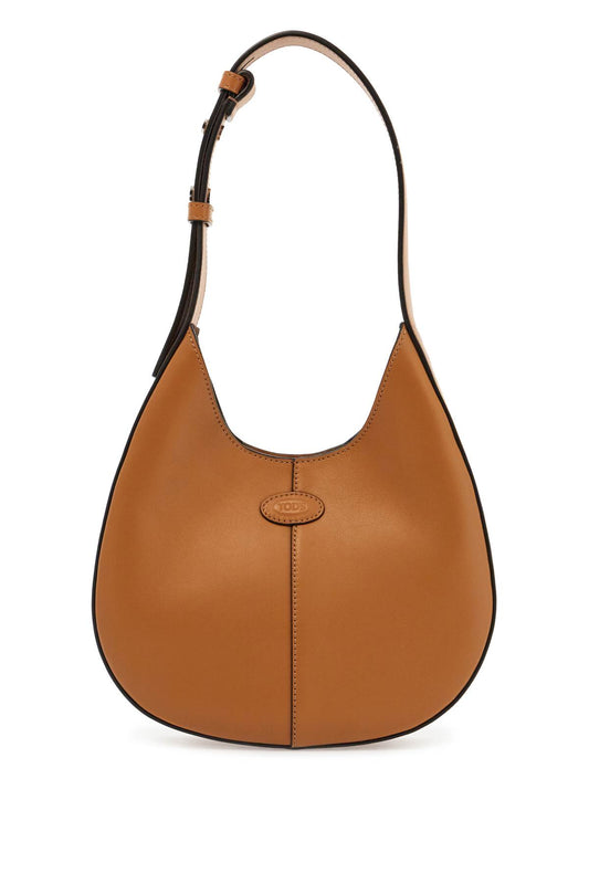 Mini Hobo Bag In Leather  - Brown