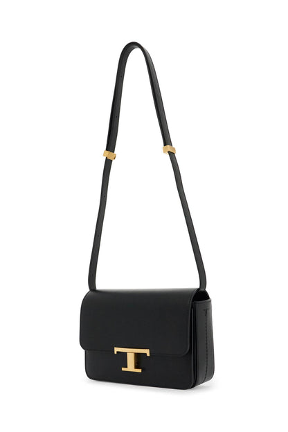 Timeless T Shoulder Bag With Strap  - Black