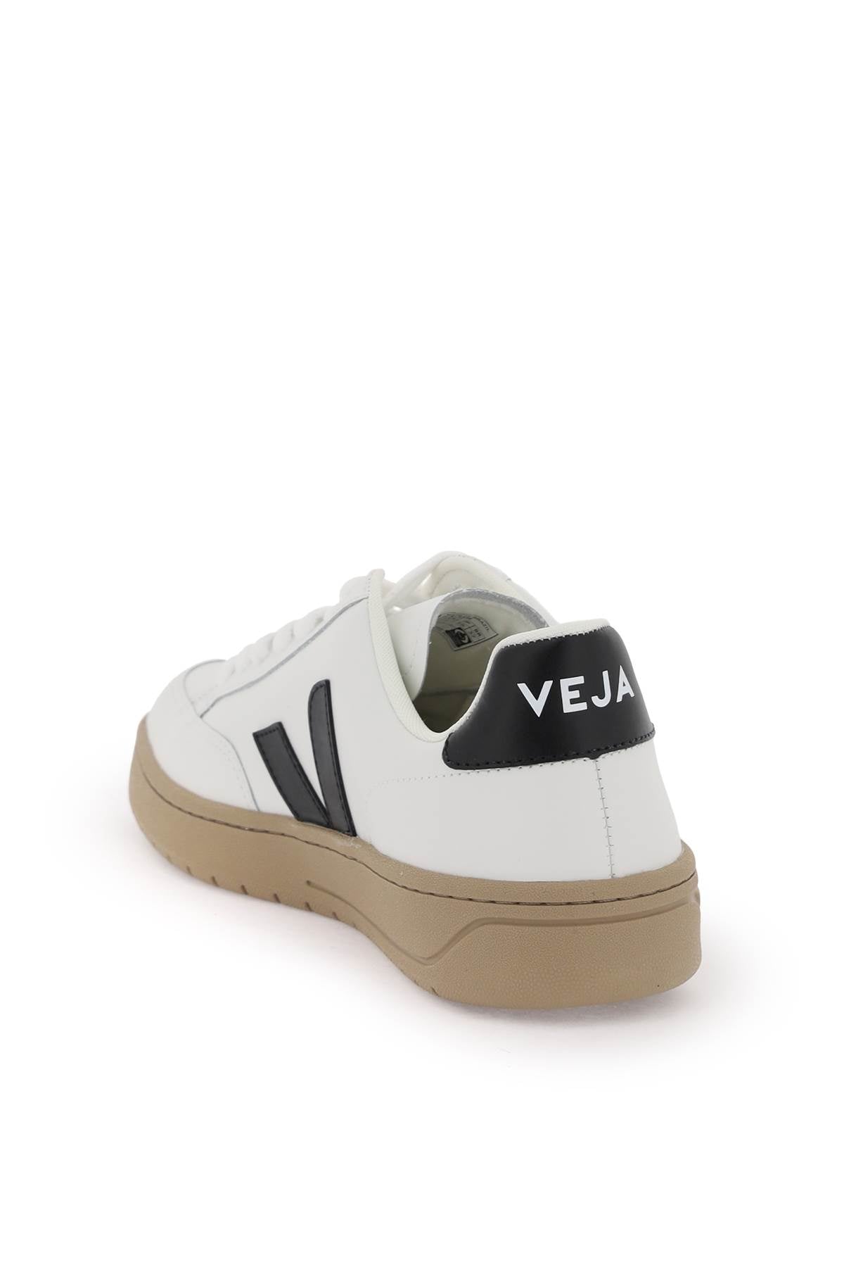 Leather V-12 Sneakers  - White