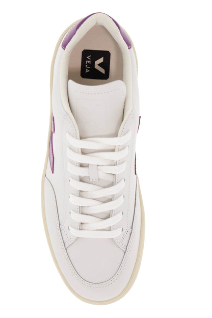 V-12 Leather Sneakers  - White