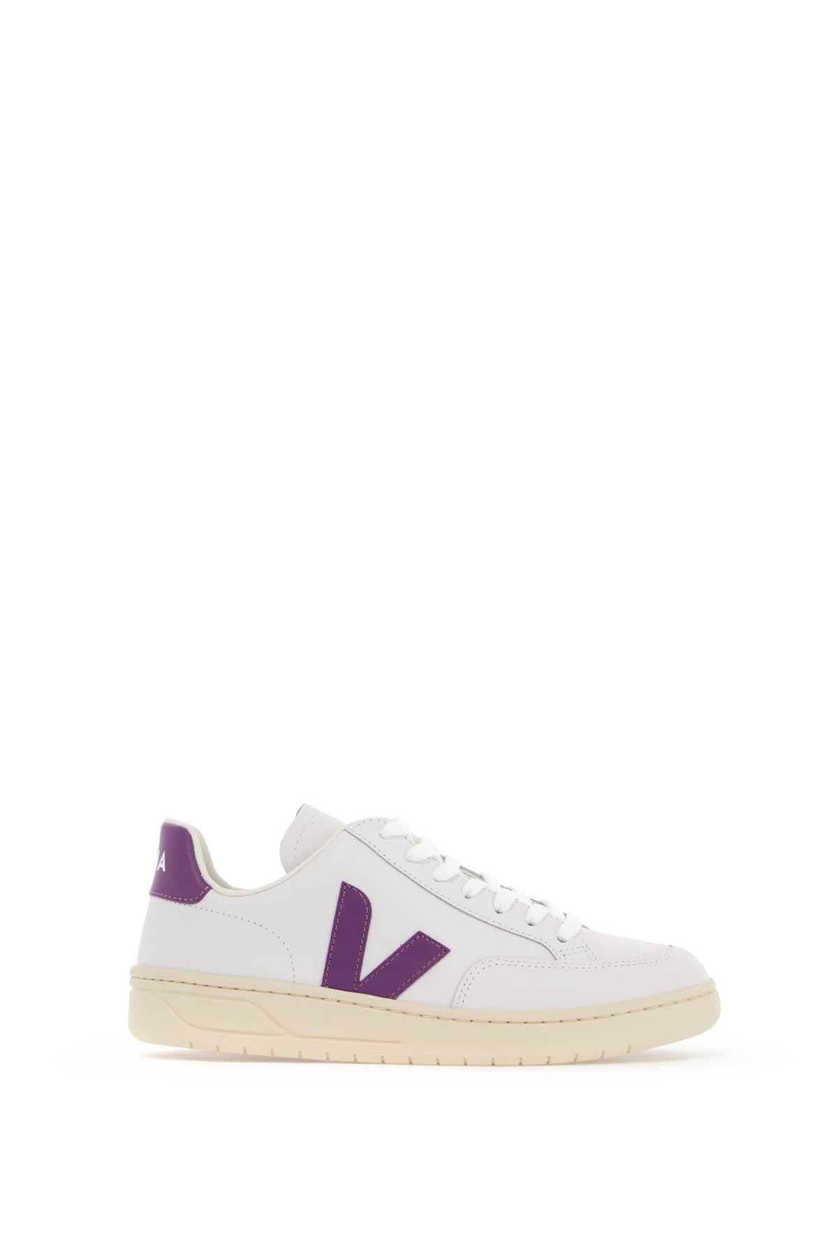 V-12 Leather Sneakers  - White