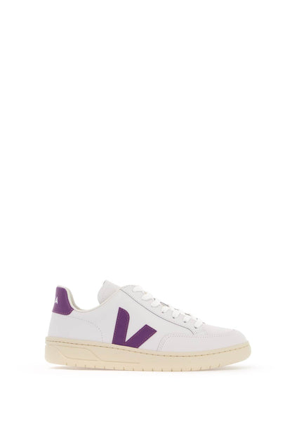 V-12 Leather Sneakers  - White