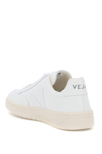 V-12 Leather Sneaker  - Bianco