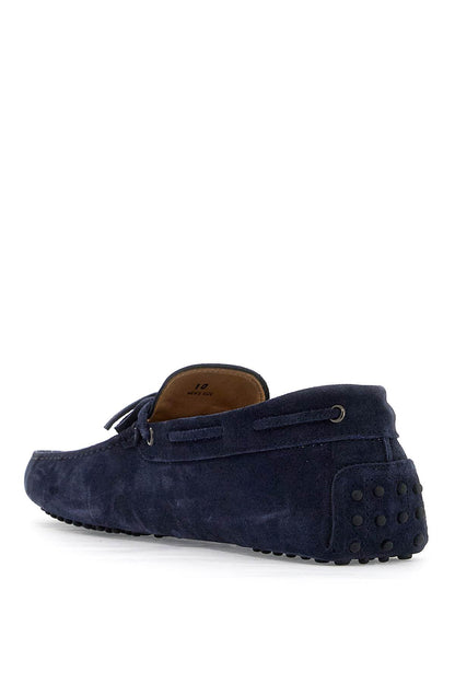 Gommino Loafers With Laces  - Blue