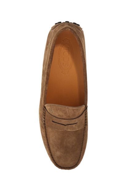 Light Walnut Leather Driving Moccasin  - Brown