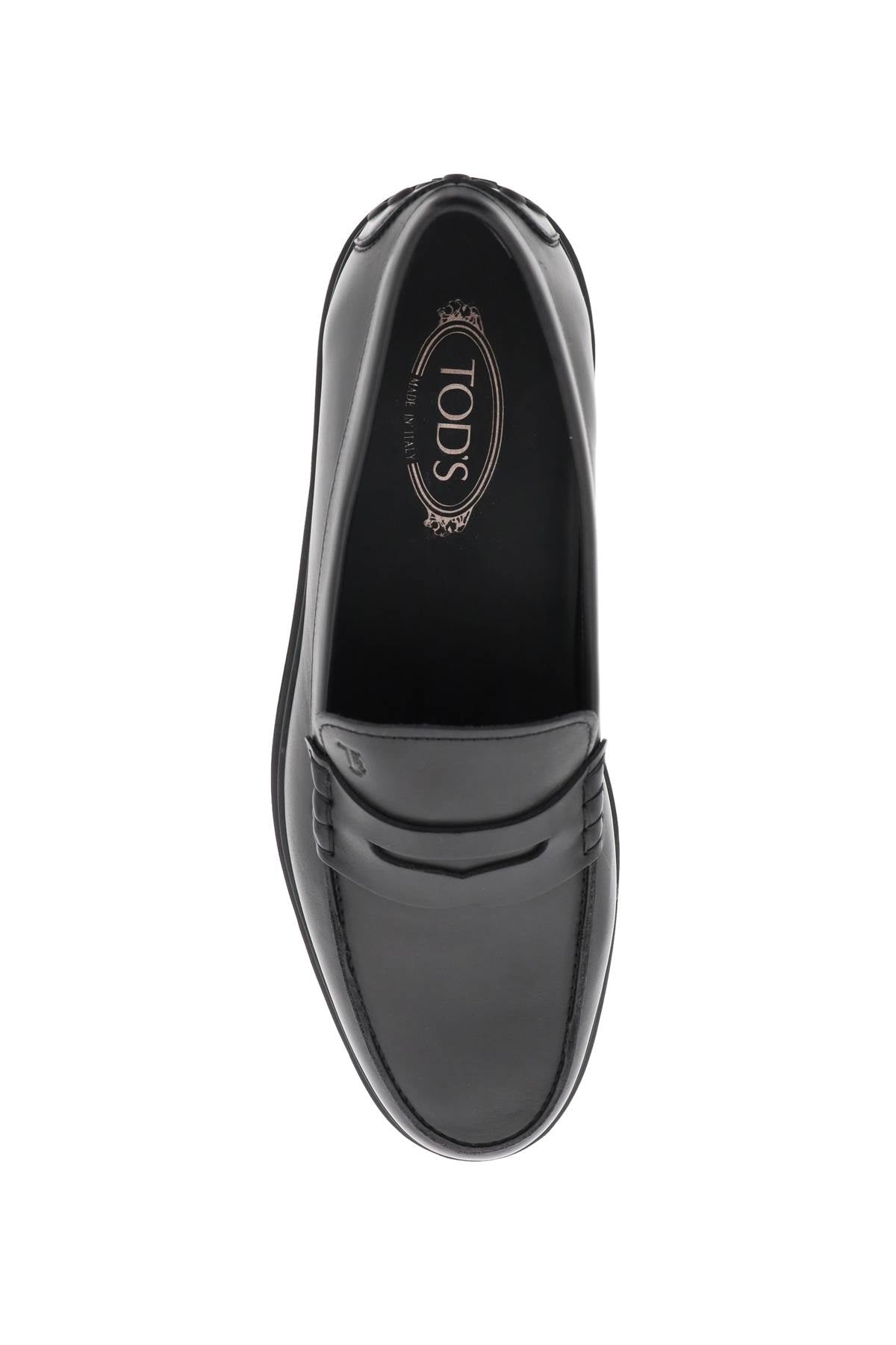 Leather Loafers  - Black