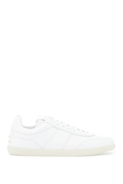 Leather Sneaker Tabs With  - White