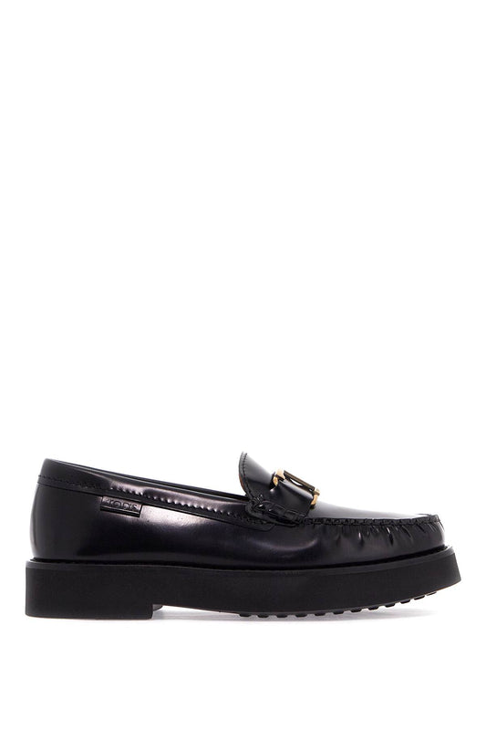 T Timeless Leather Loafers  - Black