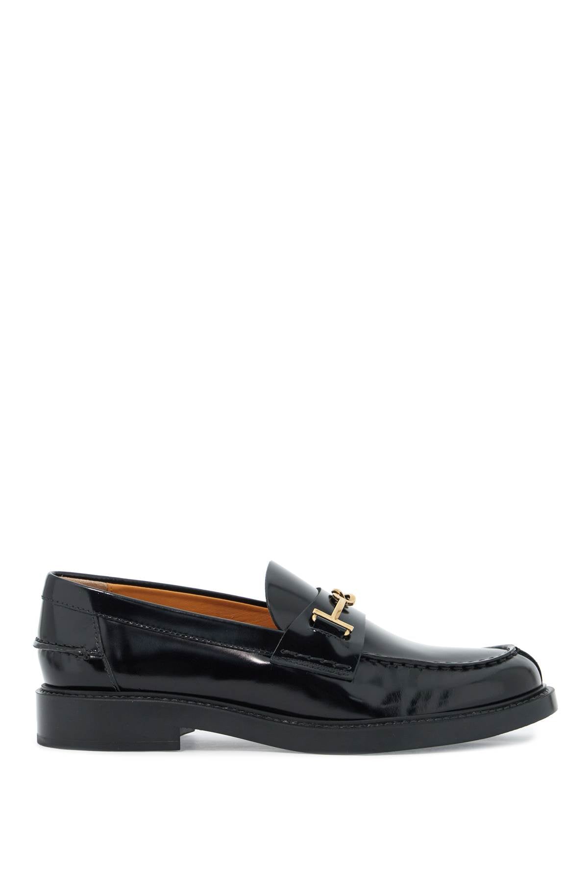 Leather Loafers For  - Black