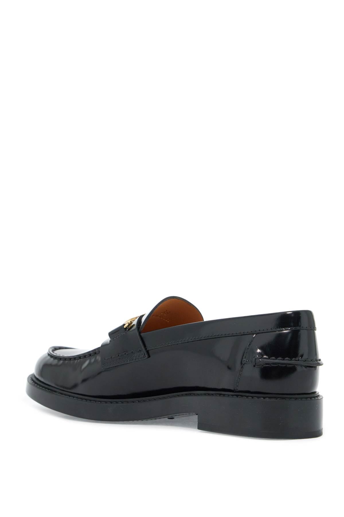 Leather Loafers For  - Black