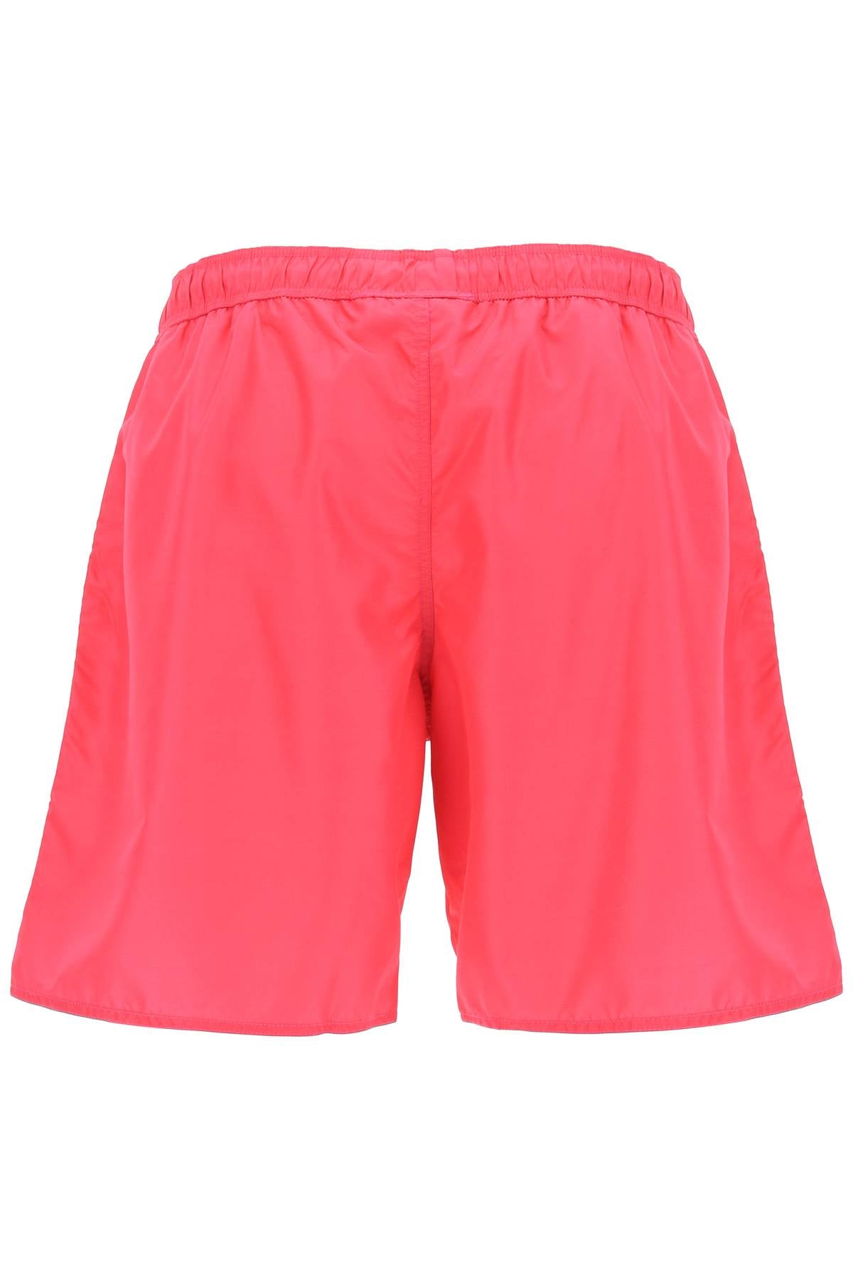 Drawstring Swim Trunks  - Fuxia