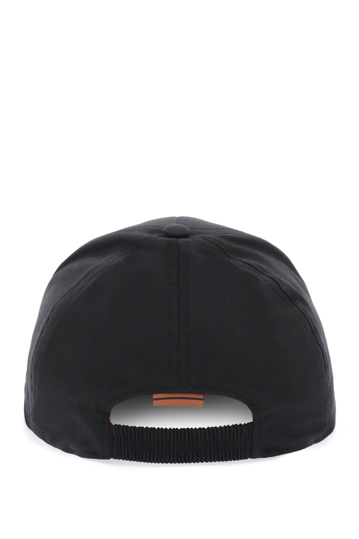 Baseball Cap With Logo Embroidery  - Nero