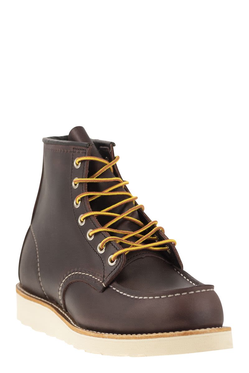 CLASSIC MOC - Leather boot with laces