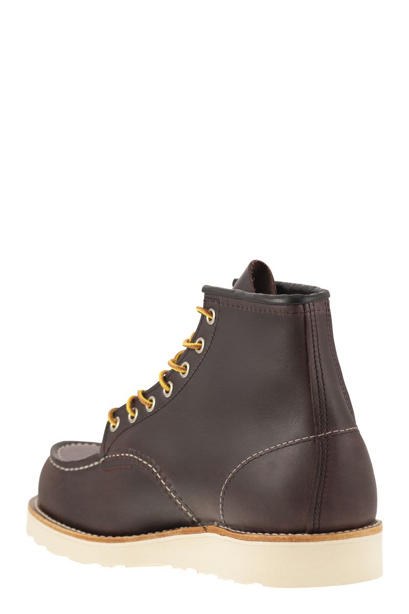 CLASSIC MOC - Leather boot with laces