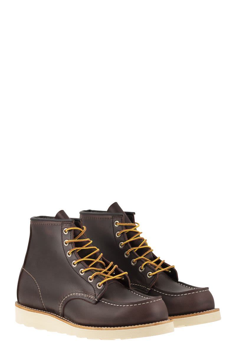 CLASSIC MOC - Leather boot with laces