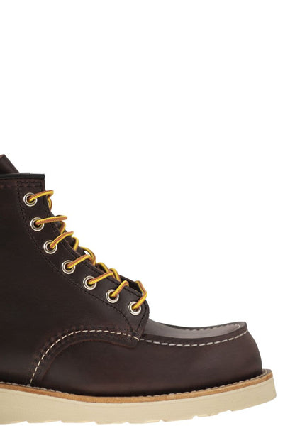 CLASSIC MOC - Leather boot with laces