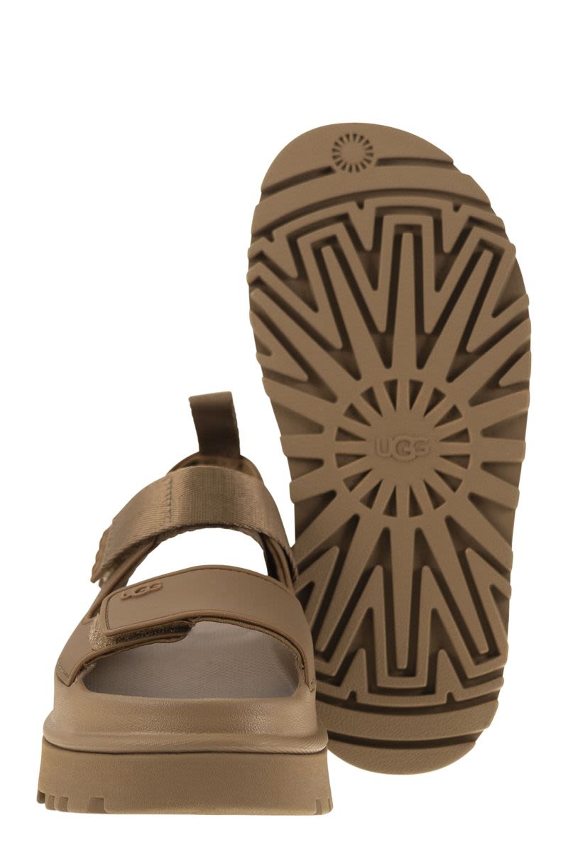 GOLDENGLOW - Adjustable wedge sandals