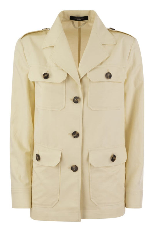 BACCA - Cotton and linen safari jacket