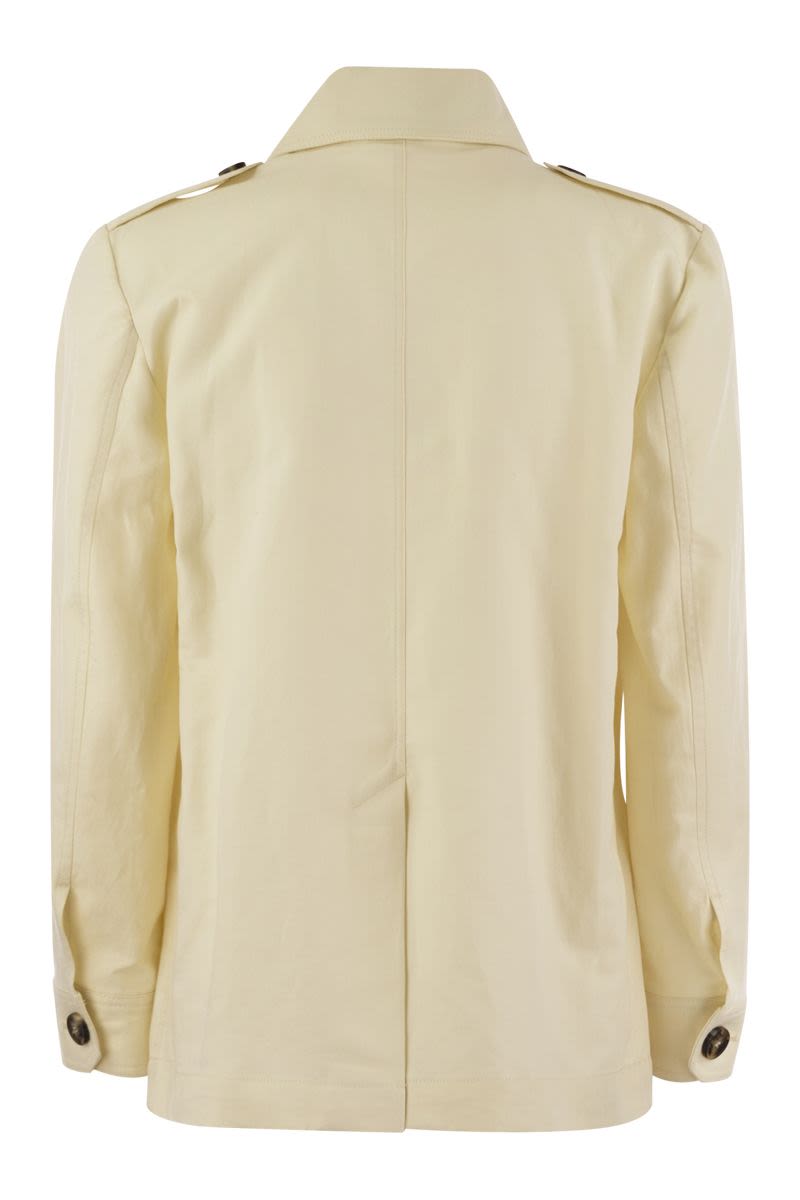 BACCA - Cotton and linen safari jacket