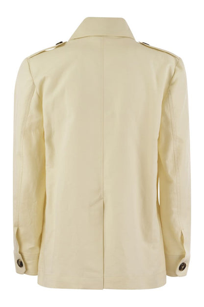 BACCA - Cotton and linen safari jacket