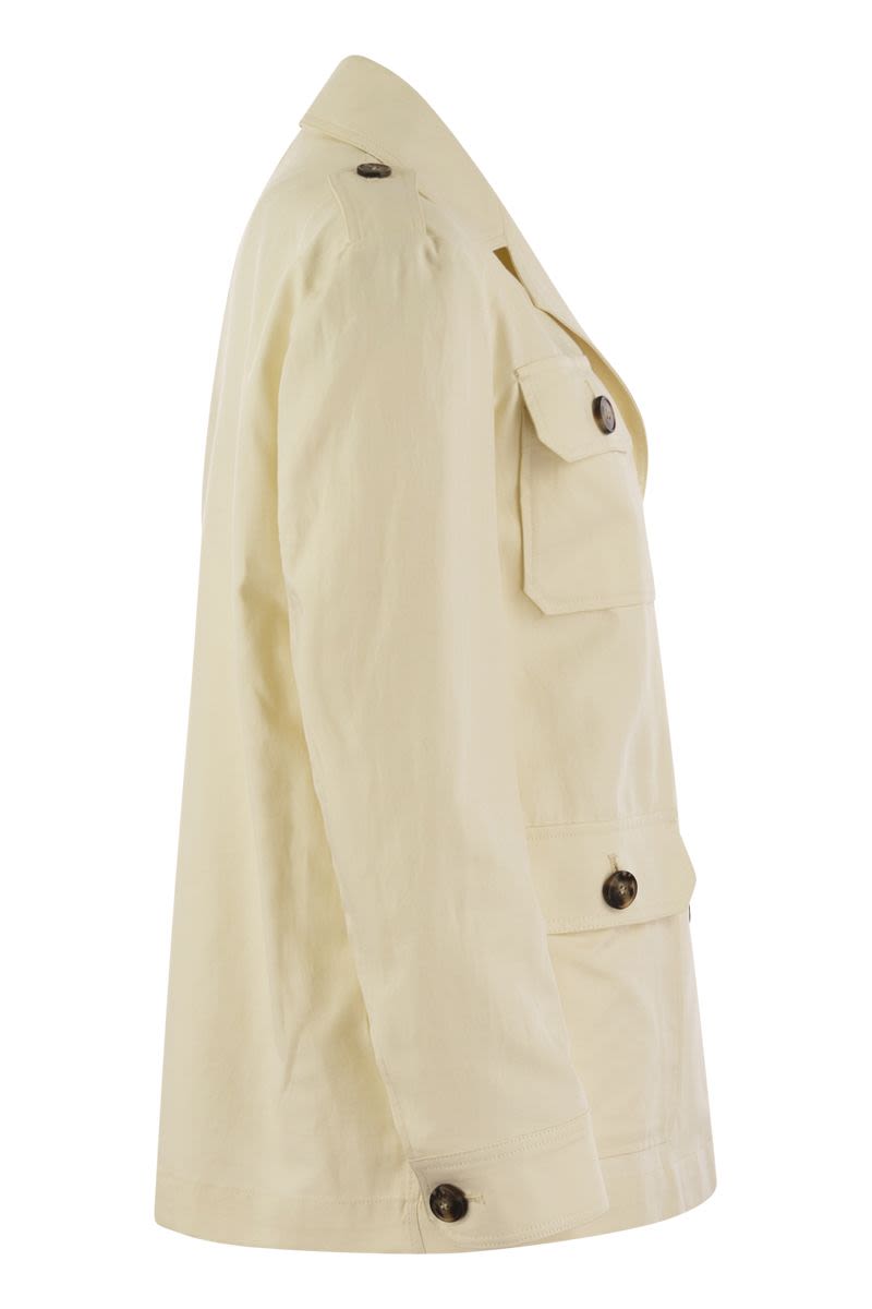 BACCA - Cotton and linen safari jacket