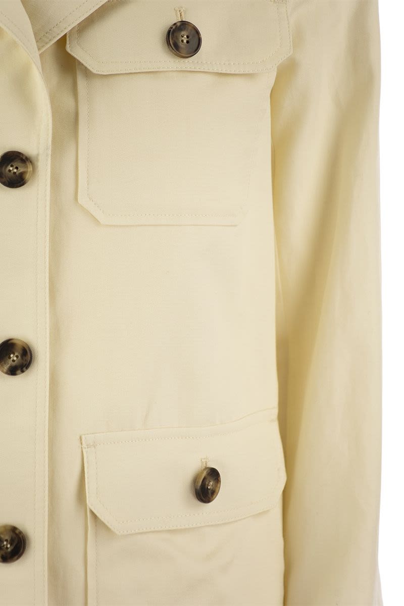 BACCA - Cotton and linen safari jacket