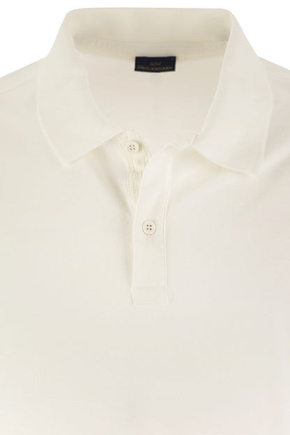 Garment-dyed pique cotton polo shirt