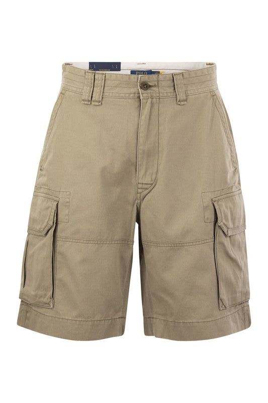 Classic Fit Twill Cargo Short