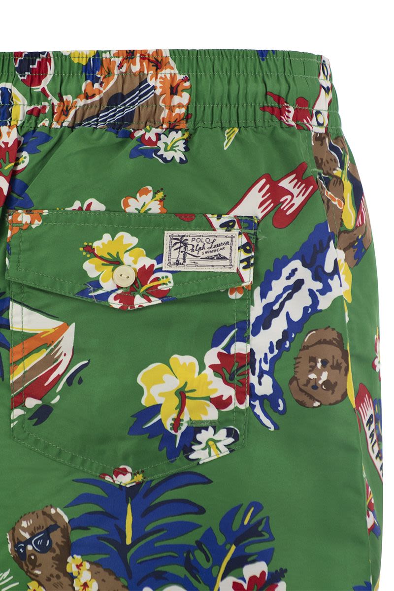 Traveler Polo Bear beach boxer shorts