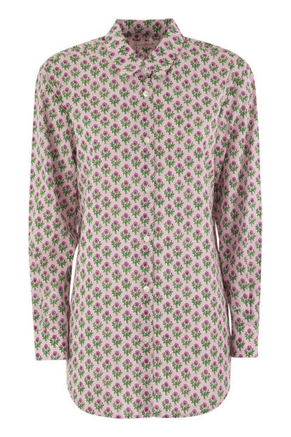 BRIGITTE - Shirt with flower pattern