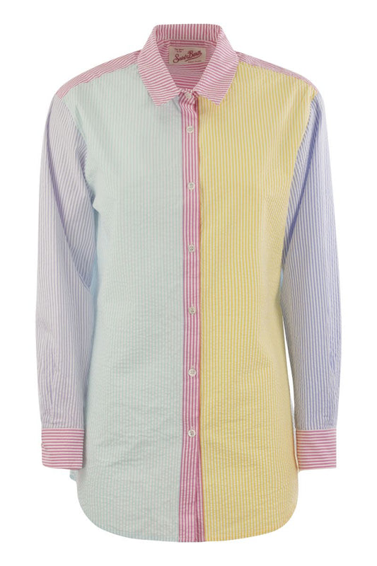 BRIGITTE - Shirt with striped pattern