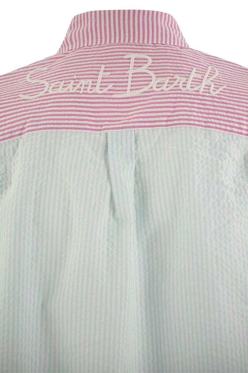 BRIGITTE - Shirt with striped pattern