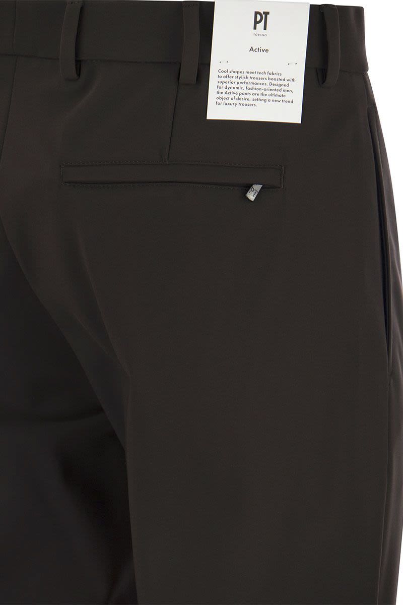 'Epsilon' trousers in technical fabric