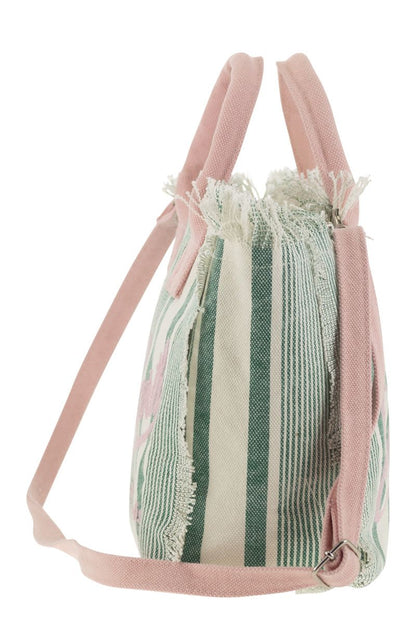 COLETTE - Striped patterned handbag