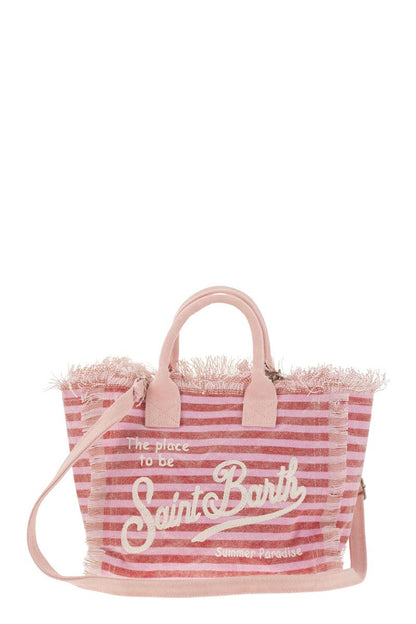 COLETTE - Striped patterned handbag