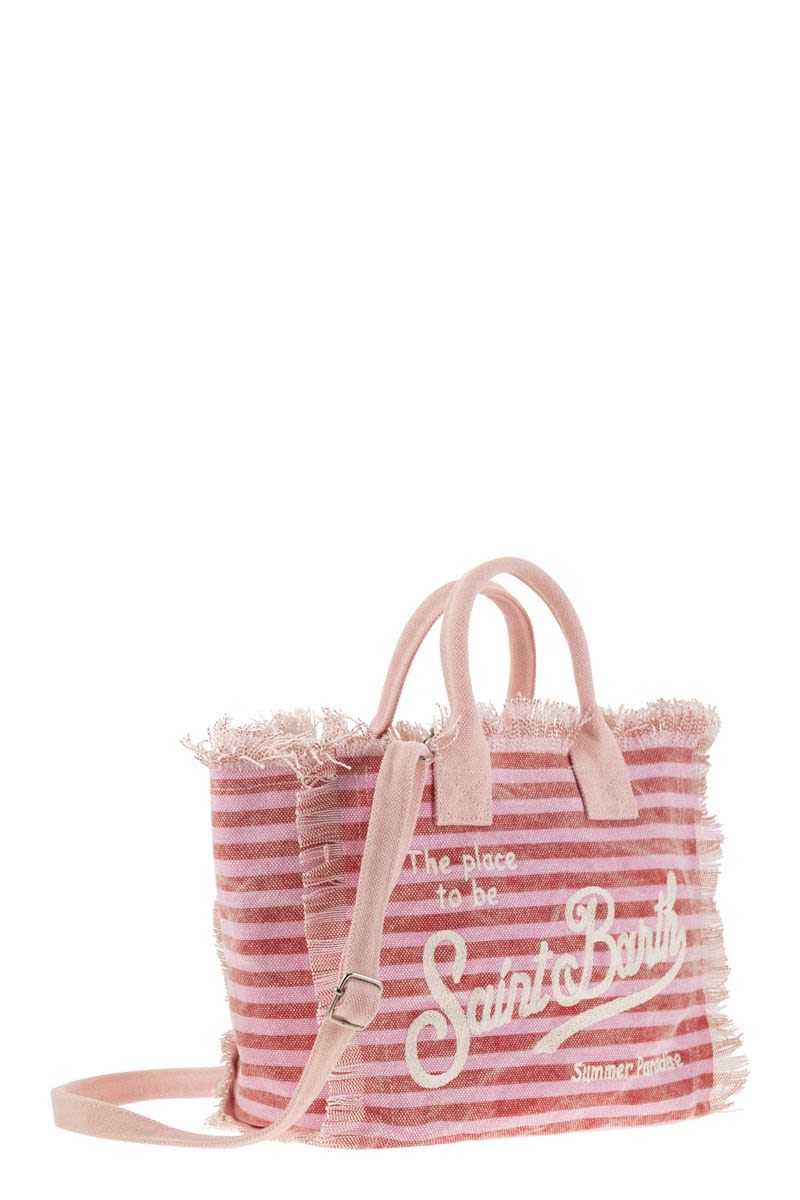 COLETTE - Striped patterned handbag