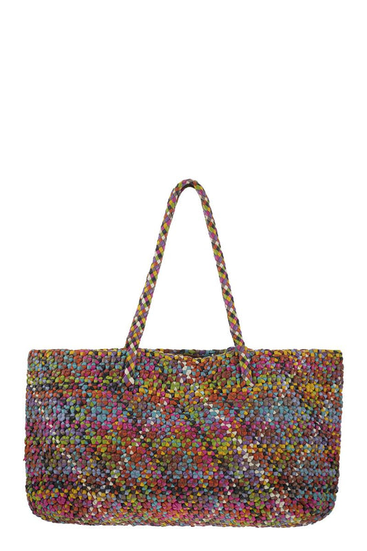 OCTO - Woven leather bag