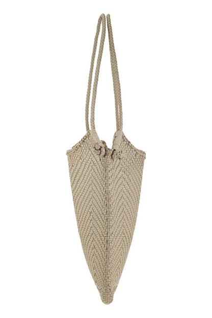 MINGA TOTE - Woven leather bag