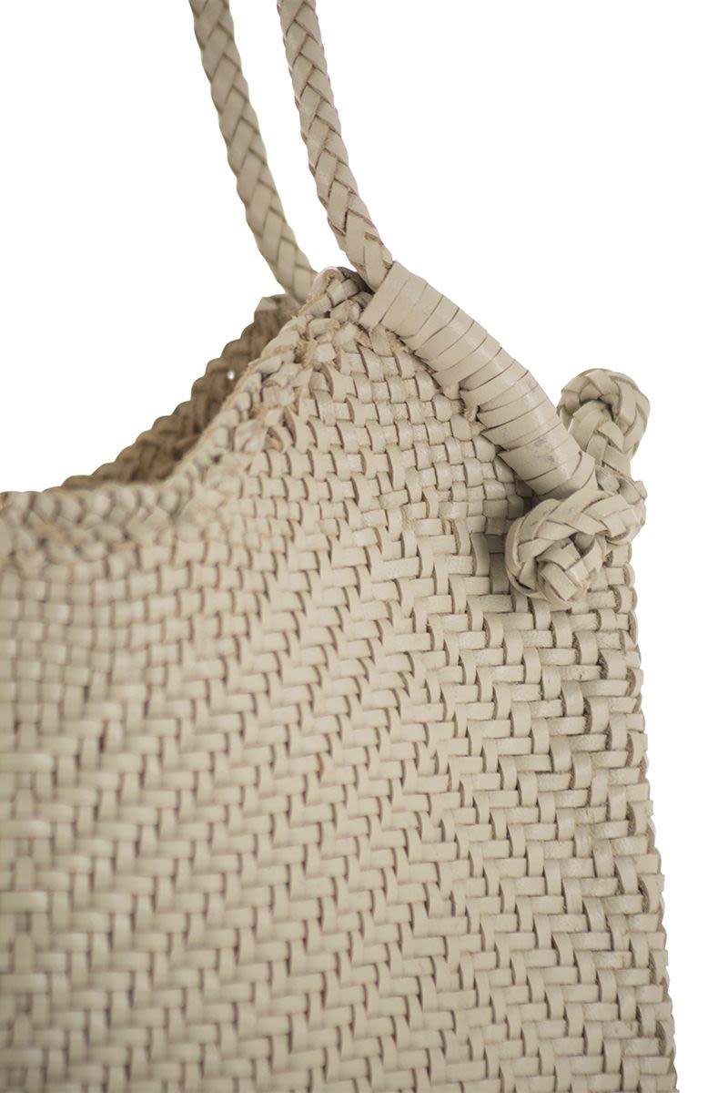 MINGA TOTE - Woven leather bag