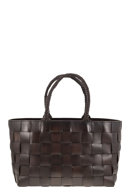 JAPAN TOTE - Woven leather bag