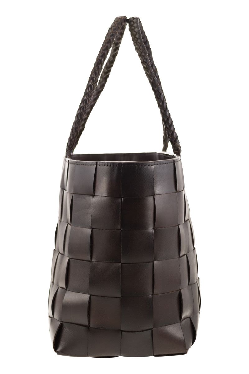 JAPAN TOTE - Woven leather bag