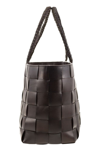 JAPAN TOTE - Woven leather bag