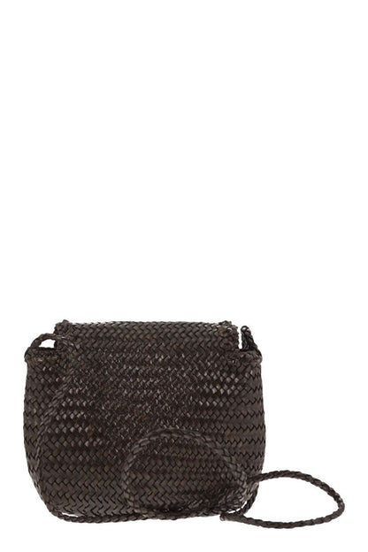 MINI CITY BAG - Woven leather bag