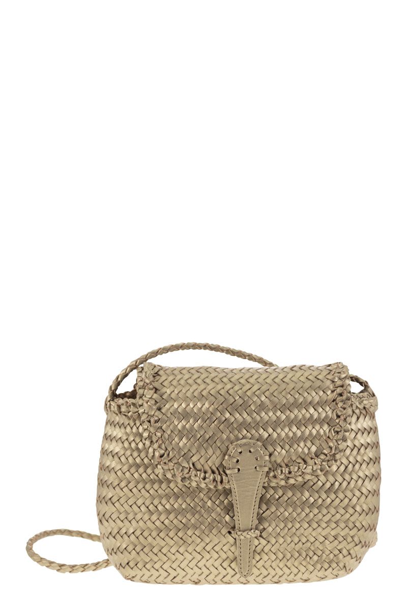 MINI CITY BAG - Woven leather bag