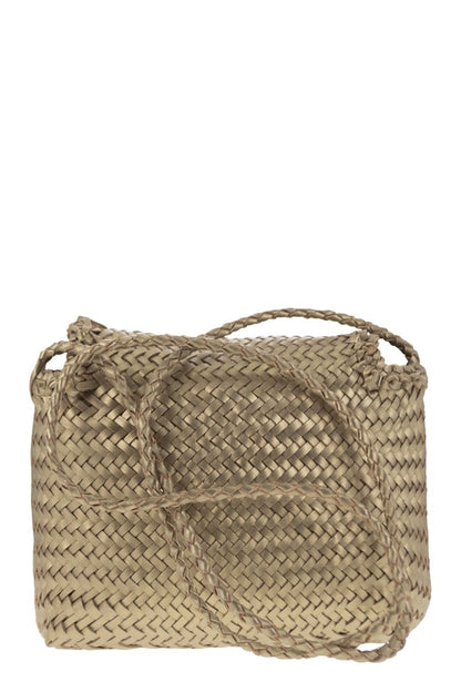 MINI CITY BAG - Woven leather bag