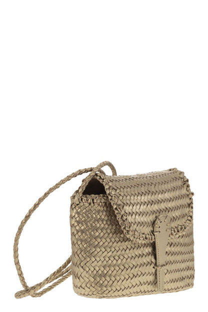 MINI CITY BAG - Woven leather bag